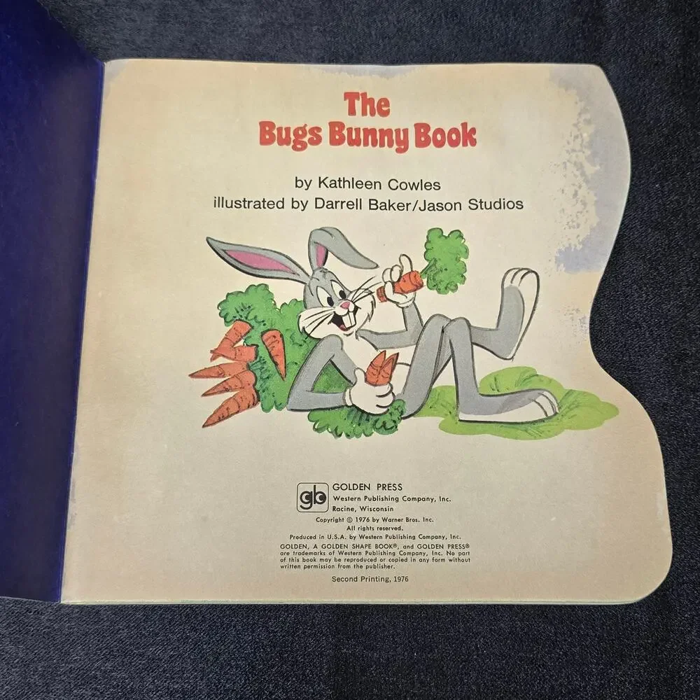 A Golden Shape Book The Bugs Bunny Book Soft Cover Golden Press Reading